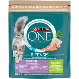 Hrana uscata pentru pisici Sensitive, cu curcan 800g
