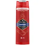 Gel de dus & sampon Captain 400ml