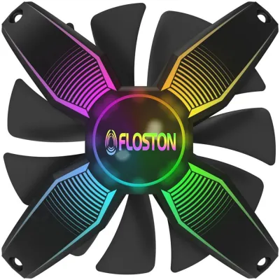 Ventilator FLOSTON Fameless Gaming RGB, 120 mm