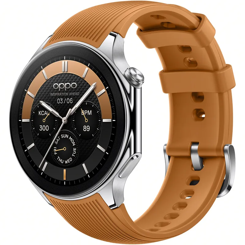 Smartwatch OPPO Watch X, compatibil Android, Mars Brown