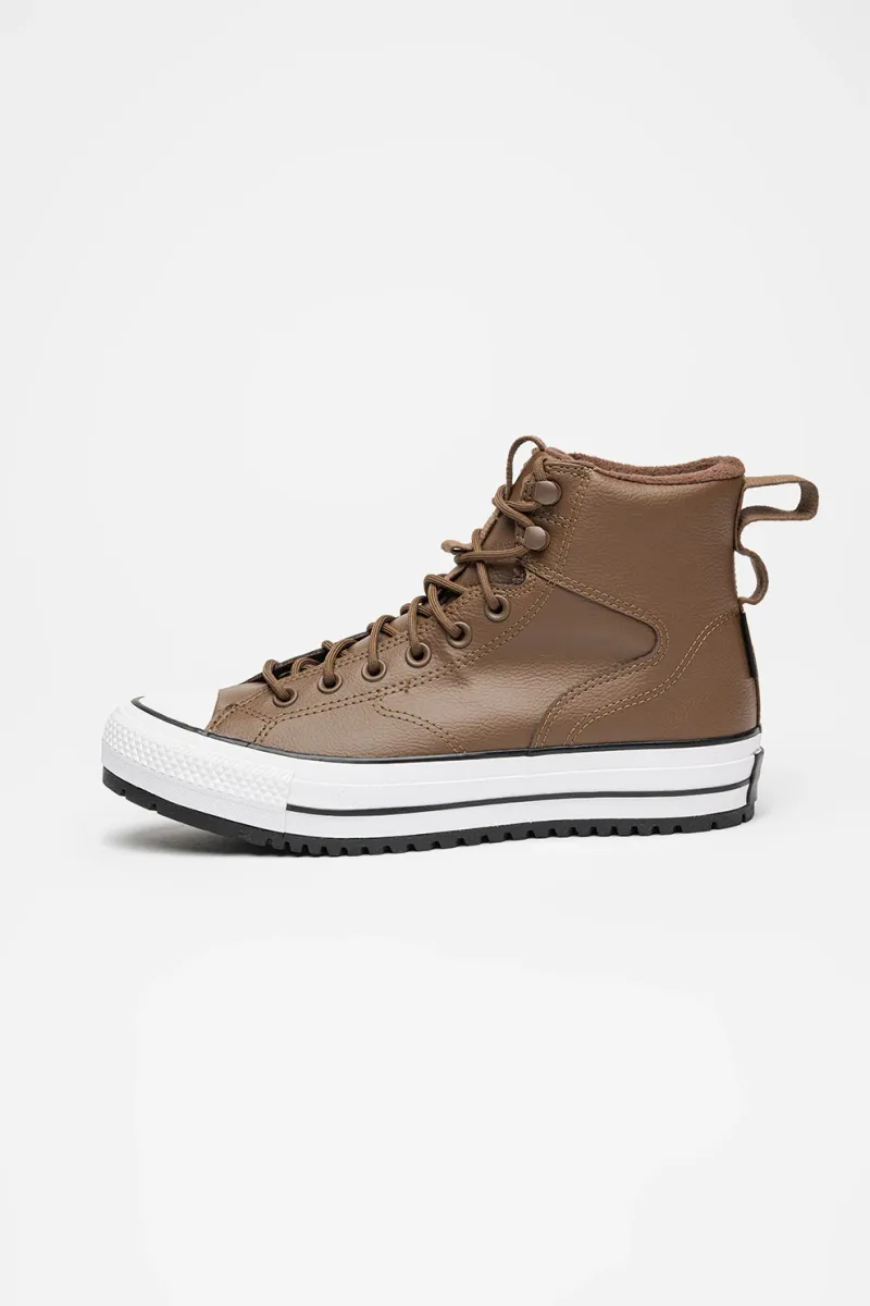 Converse, Pantofi sport high-cut Chuck Taylor All Star Hiker, Maro, 8.5