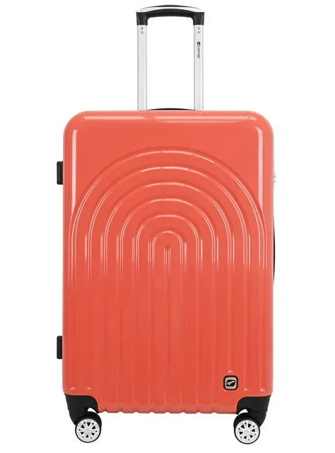 Troler Airport Boho, din ABS, L, 47 x 70 x 27 cm, rosu