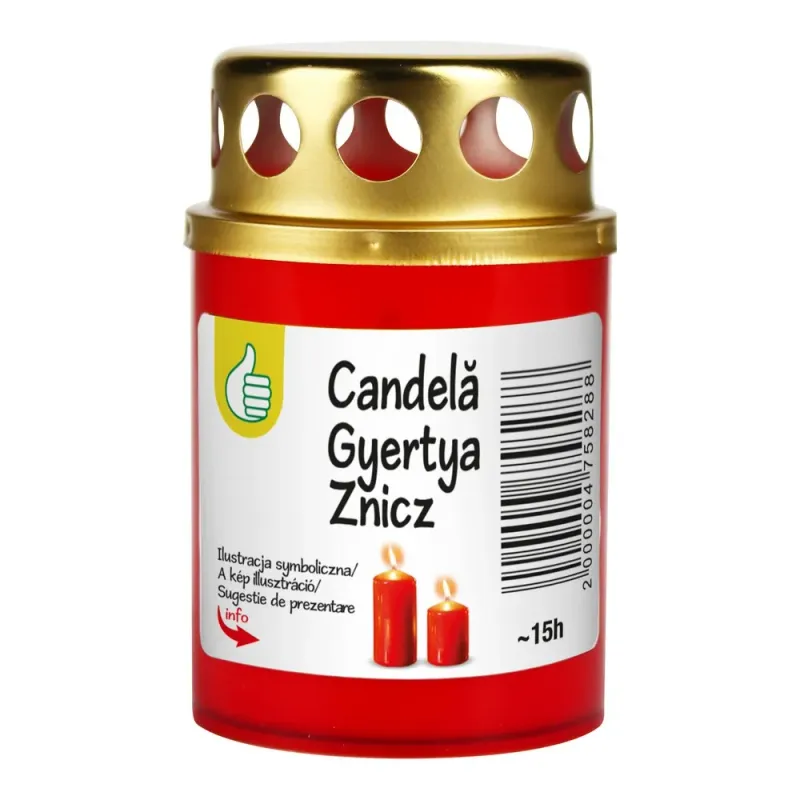 Candela din plastic 15H
