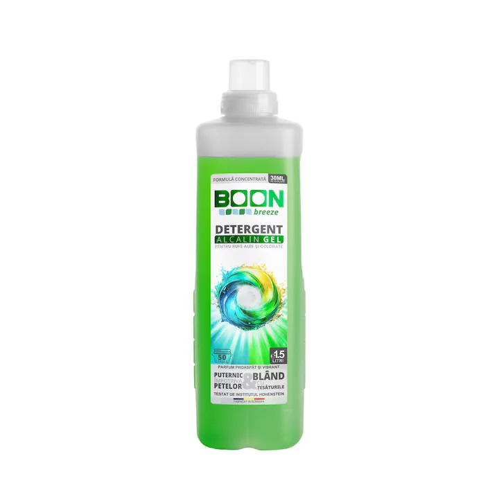 Detergent de rufe lichid BOON Breeze, 50 spalari, 1.5L