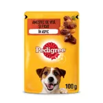 Hrana umeda pentru caini adulti Pedigree, cu vita in aspic, 100 g