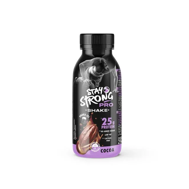 Bautura proteica cu cacao Stay Strong Pro, 250 ml