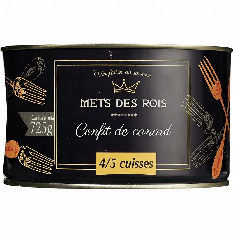 Pulpe de rata confit Mets des Rois, 4 pulpe, 1.350 g