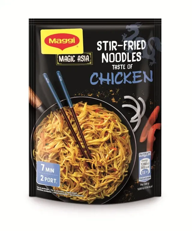 Amestec pentru taitei prajiti cu gust de pui Maggi Magic Asia, 121 g