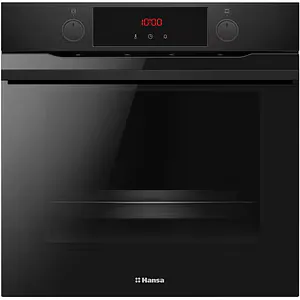 Cuptor incorporabil HANSA BOES684605, Electric, Autocuratare Steam Cleaning, 77 litri, Clasa A, negru