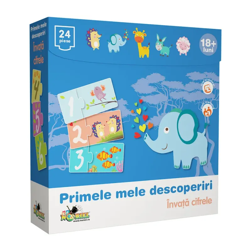 Joc educativ Primele mele descoperiri. Invata cifrele - Noriel