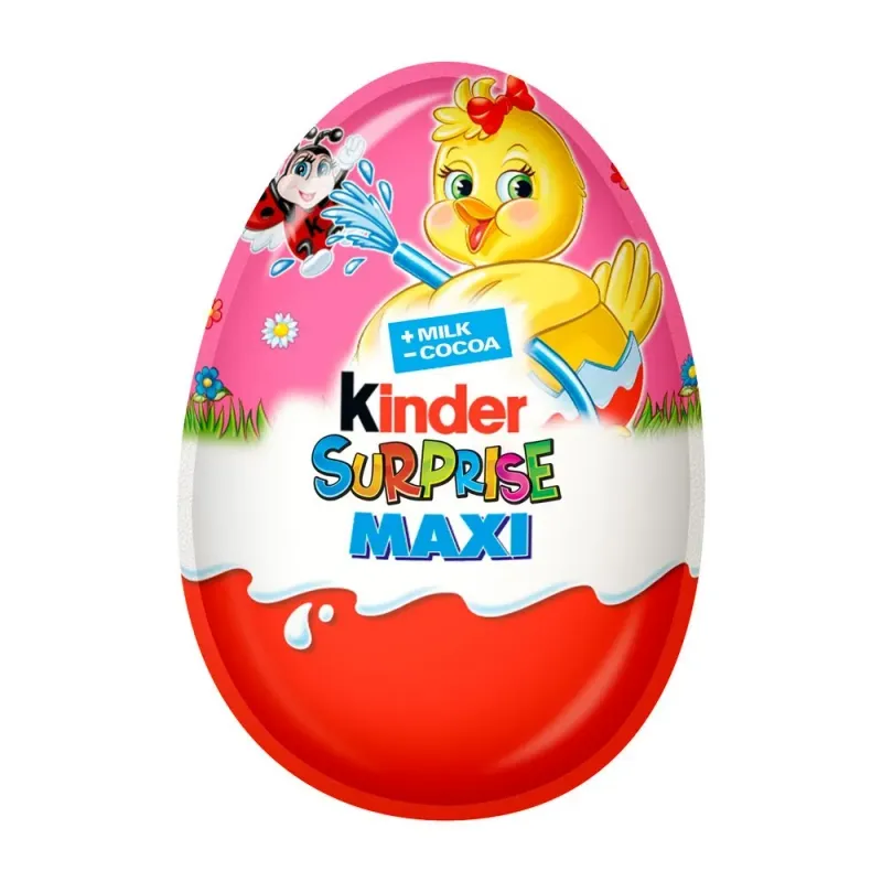 Ou de ciocolata Kinder Surprise Maxi, 100 g