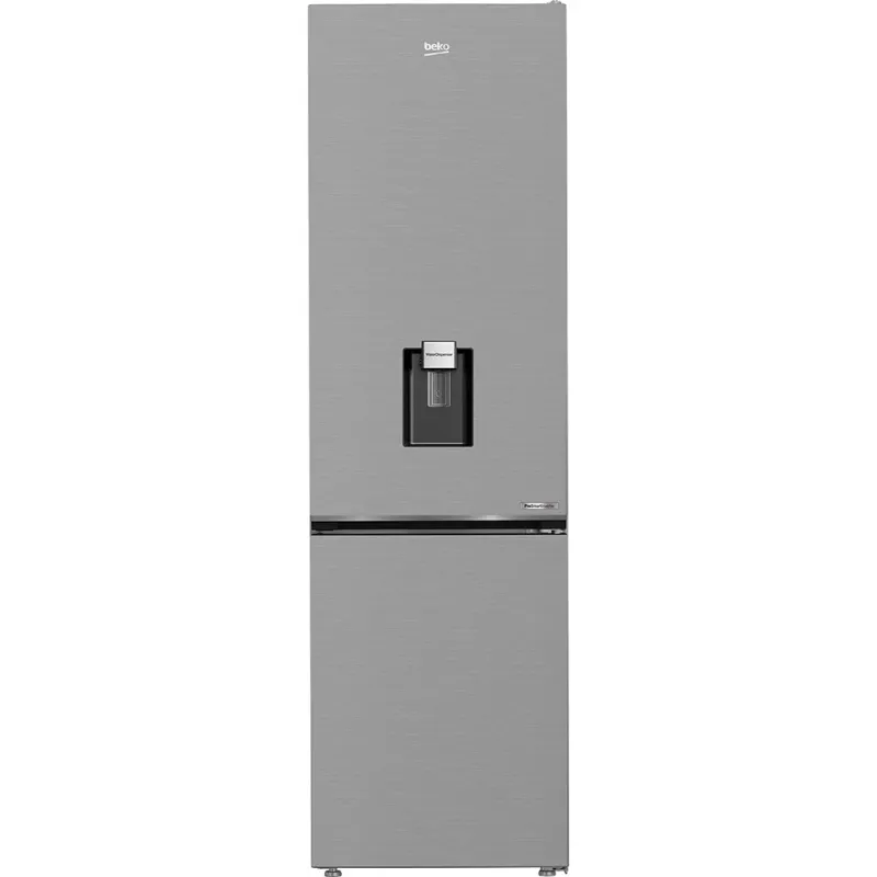Combina frigorifica BEKO B5RCNA406DHXB1, No Frost, 355 l, H 203 cm, Clasa C, Dozator apa, inox