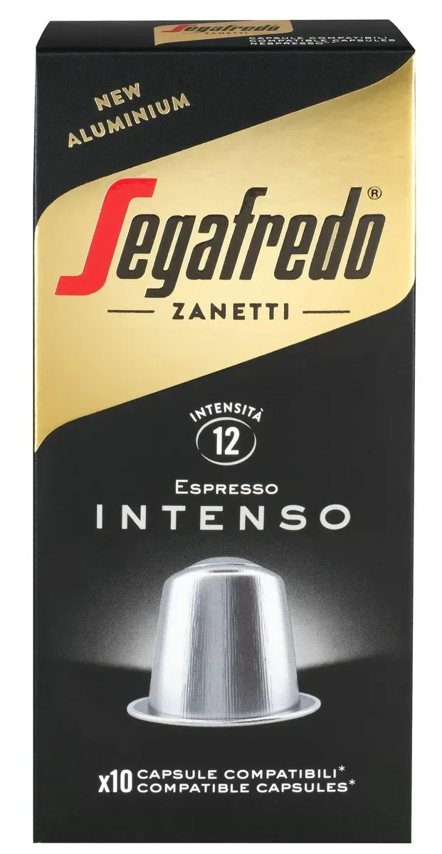 Capsule cafea Segafredo Intenso, compatibile Nespresso, 10 capsule