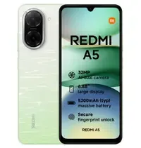 Telefon Mobil Xiaomi Redmi A5, Procesor Unisoc T7250 Octa-Core, IPS LCD Capacitive Touchscreen 6.88", 4GB RAM, 128GB Flash, Camera 32 MP, Wi-Fi, 4G, Dual SIM, Android (Verde)