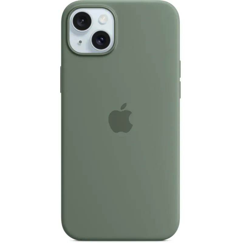 Husa telefon APPLE iPhone 15 Plus Silicone Case cu MagSafe - Cypress, MT183ZM/A