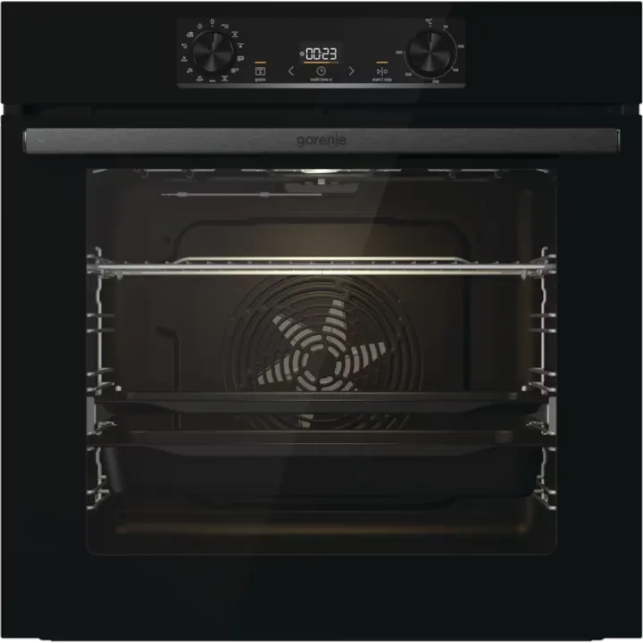 Cuptor incorporabil Gorenje, BOS6737E13BG, Electric, Autocuratare Hidrolitica, 77 l, Clasa A negru
