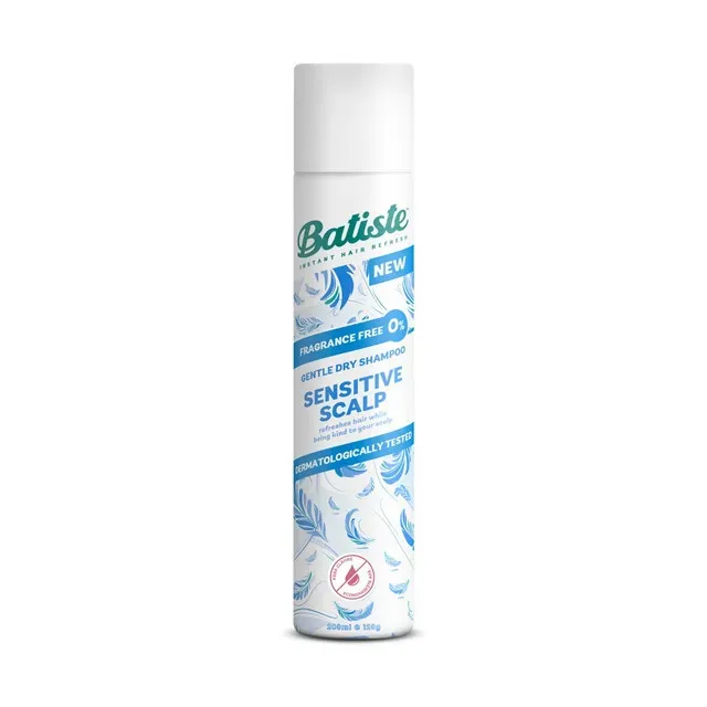 Sampon uscat Batiste Sensitive Scalp, 200 ml