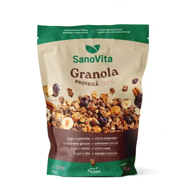 Granola proteica SanoVita, 350 g