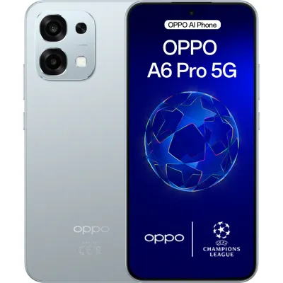 Telefon OPPO A6 Pro 5G, 256GB, 8GB RAM, Dual SIM, Lunar Titanium