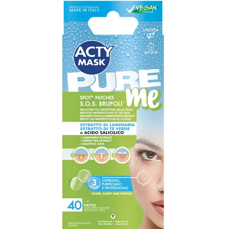 Plasturi purificatori pentru tratarea coșurilor Acty Mask, 40 bucati