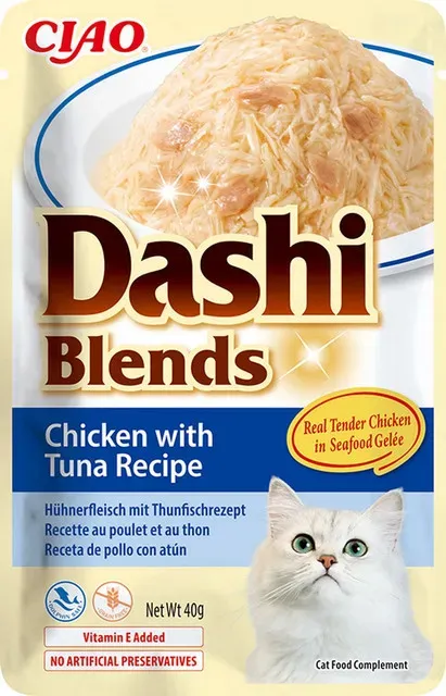 Hrana umeda pentru pisici Ciao Dashi Blends, ton, 40 g