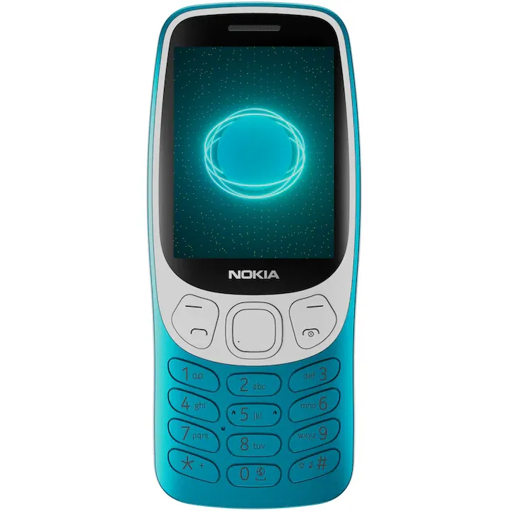 Nokia 3210 (2024), Dual SIM, 4G, Scuba Blue