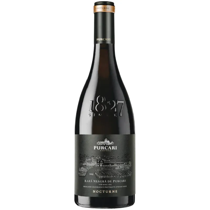Vin Rosu Purcari Nocturne, Rara Neagra, Sec, 0.75l