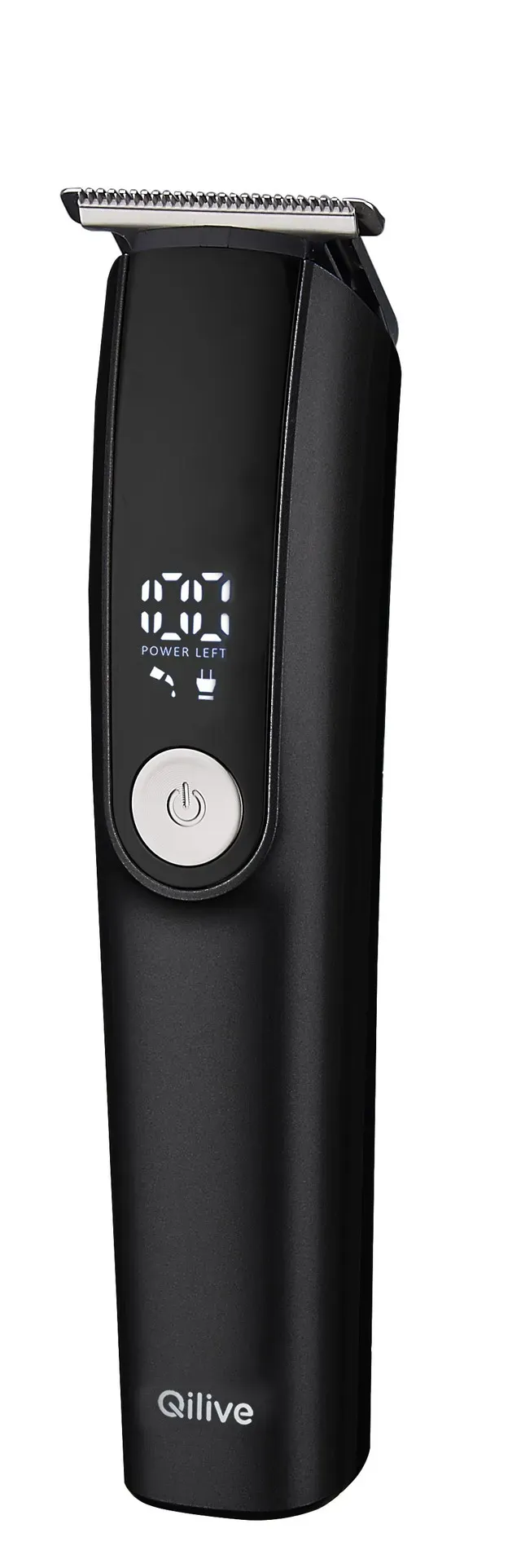 Aparat de tuns multifunctional Qilive Q.7212 Multigroomer 5in1, autonomie 90 minute, afisaj digital, negru