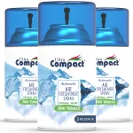 Pachet Rezerve Odorizant Camera Automat & Compatibil, Antitabac, Ultra Compact, 3 x 250 ml