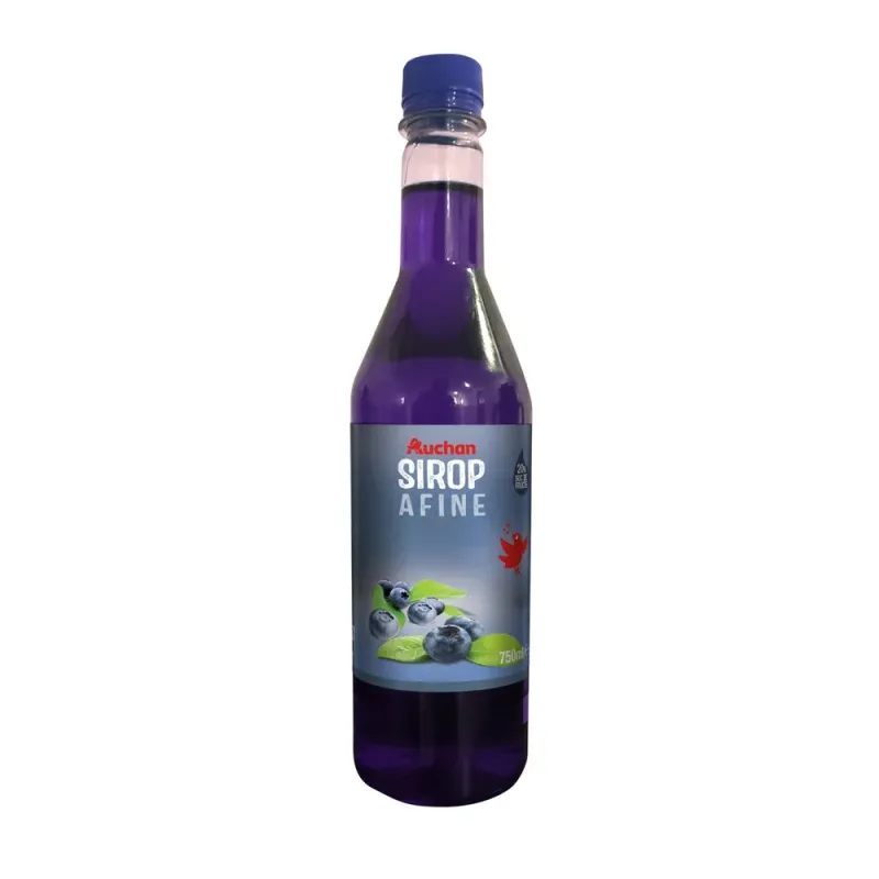 Sirop de afine Auchan, 0.75 l