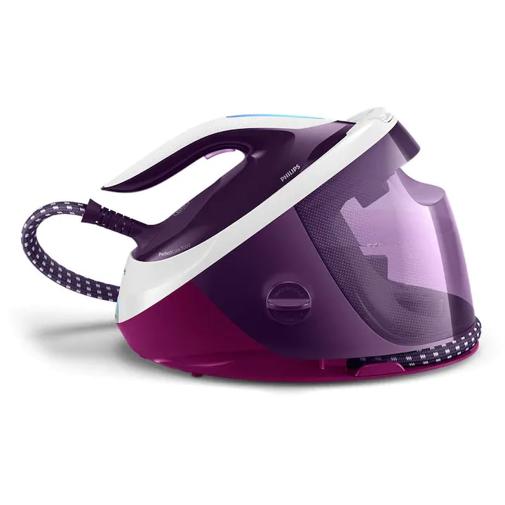 Statie de abur, Philips, 7,5 bar, rezervor de apa de 1,8 litri, maxim 500 g de abur, violet