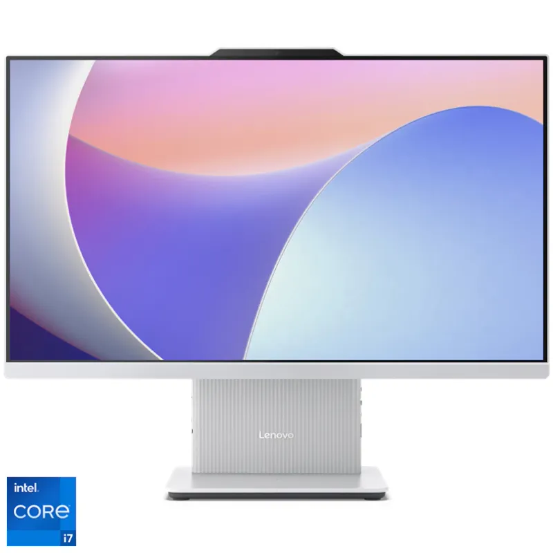 Sistem All-in-One Lenovo IdeaCentre AIO 24IRH9 cu procesor Intel® Core™ i7-13620H pana la 4.9GHz, 23.8", Full HD, IPS, 16GB DDR5, 512GB SSD M.2 2280 PCIe 4.0x4 NVMe, Intel® UHD Graphics, No OS, Cloud Grey