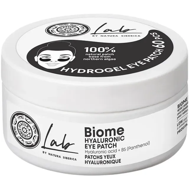 Plasturi pentru ochi Natura Siberica Biome Hyaluronic, 60 bucati
