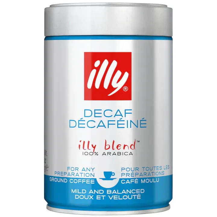Cafea macinata, illy Decofeinizata, 250 g
