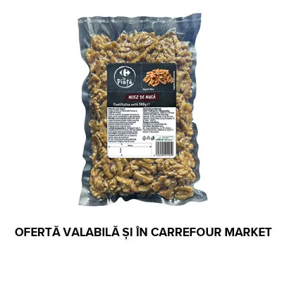 Miez de nuca Carrefour la Piata 500g
