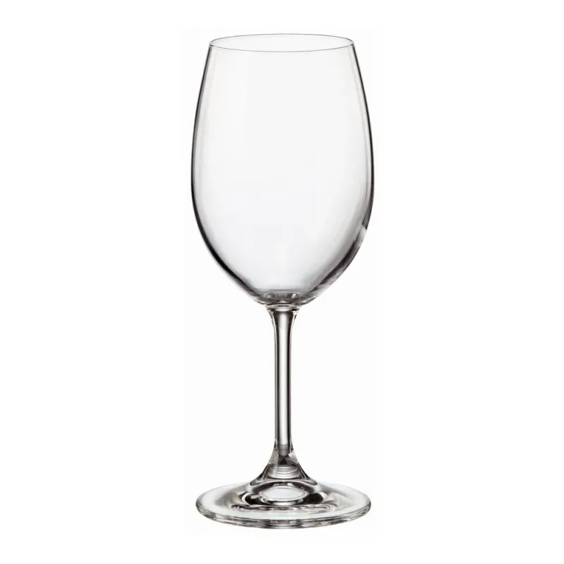 Set 6 pahare din sticla premium pentru vin Bohemia, 350ml