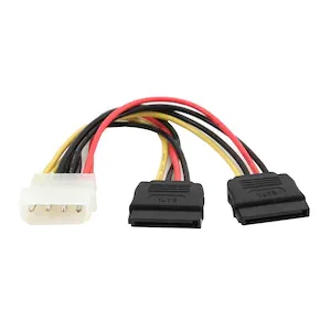 Adaptor alimentare 1*5 1/4'' to 2* SATA 15cm
