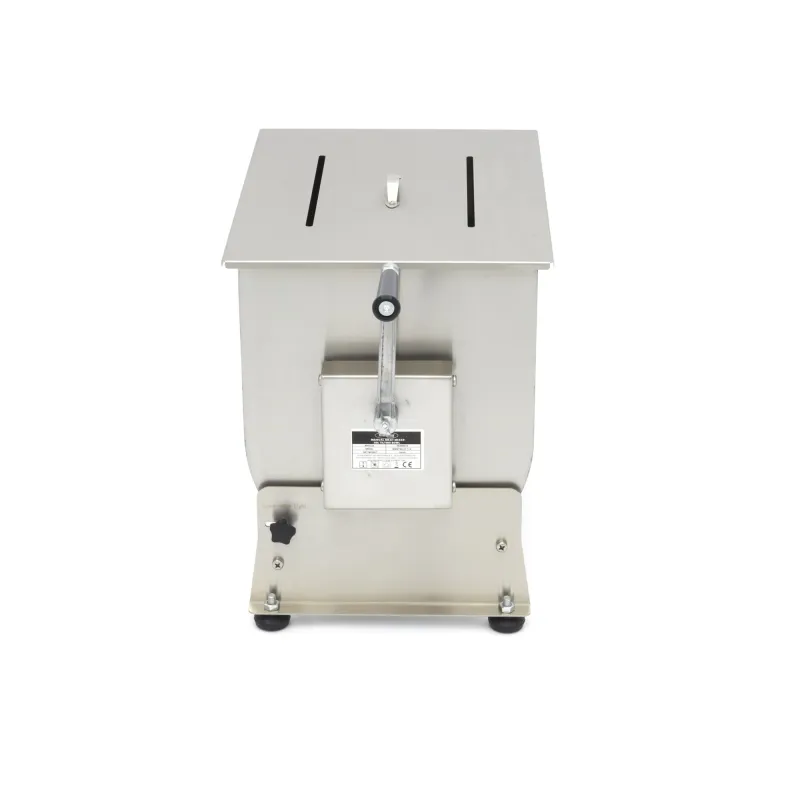 Malaxor carne manual, 50 kg, cu bol rabatabil, inox