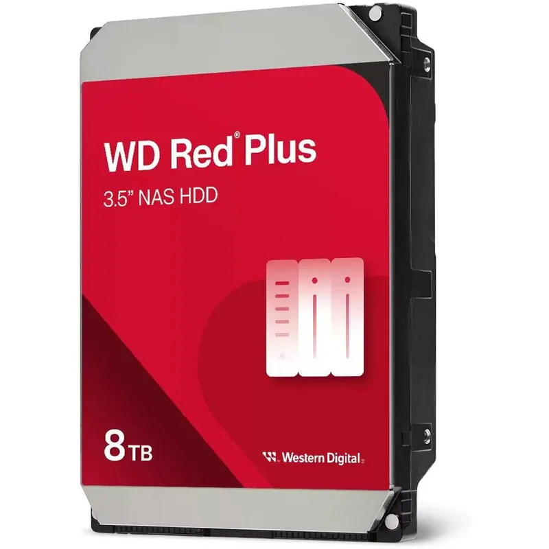 Hard Disk WD Red Plus 8TB, 3,5", 5640 RPM, 256 MB