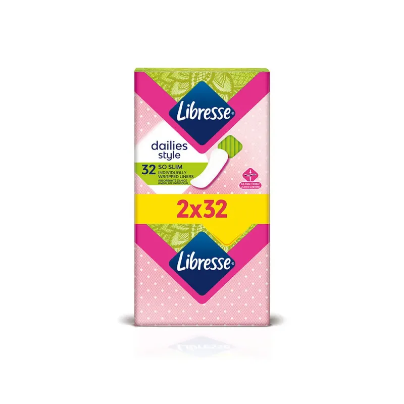 Absorbante Libresse Panty So Slim Duo, 2x32 bucati