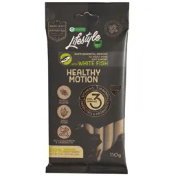 Recompensa moi pentru caini Healthy motion, cu peste alb 110g