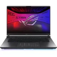 Laptop Gaming ASUS ROG Strix G16 G615LW (Procesor Intel® Core™ Ultra 9 275HX (36M Cache, up to 5.40 GHz), 16" 2.5K 240Hz, 32GB DDR5, 2TB SSD, NVIDIA GeForce RTX 5080 @16GB, Negru/Gri)