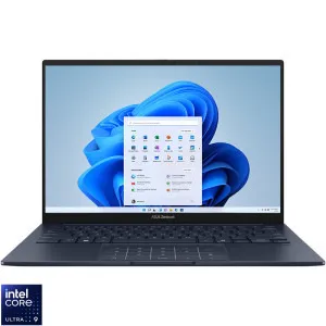 Laptop ASUS 14 Zenbook 14 OLED UX3405CA, WUXGA Touch, Procesor Intel® Core™ Ultra 9 285H (24M Cache, up to 5.40 GHz), 32GB LPDDR5X, 1TB SSD, Intel Arc 140T, Win 11 Pro, Ponder Blue