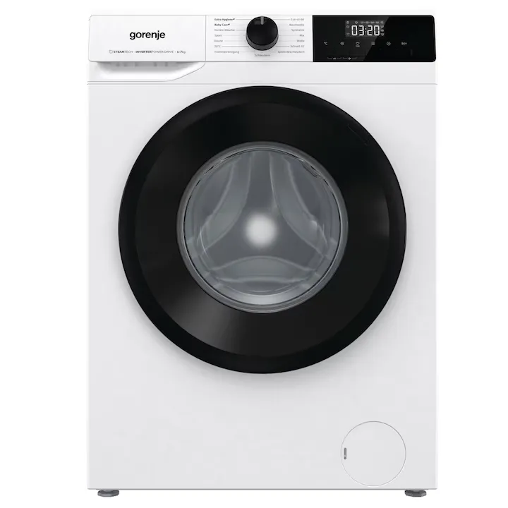 Masina De Spalat Rufe Frontala Gorenje W2NHPI74SCPS, Clasa C, 7 Kg, 1400 Rpm, Alb