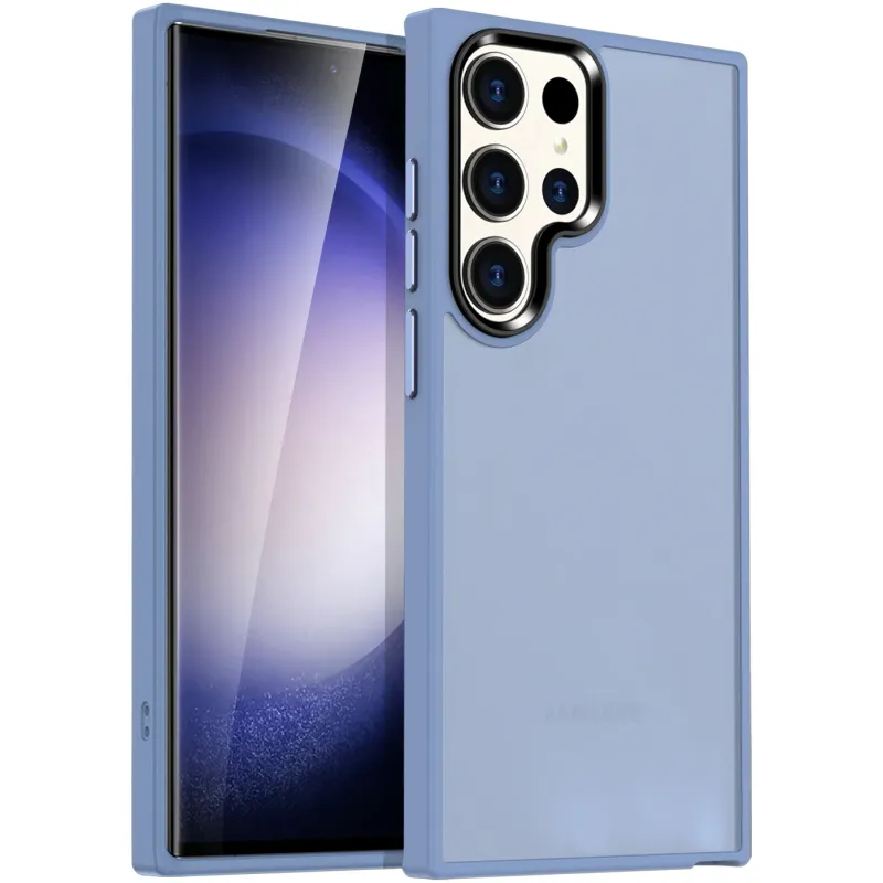 Husa de protectie A+ semitransparenta pentru Samsung S23 Ultra albastru