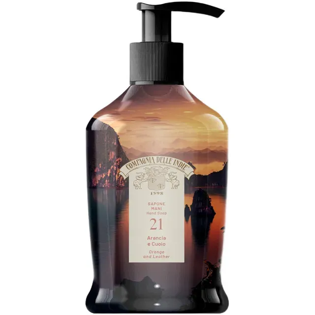 Sapun lichid Campagnia delle Indie 21 Portocale si Piele, 300 ml