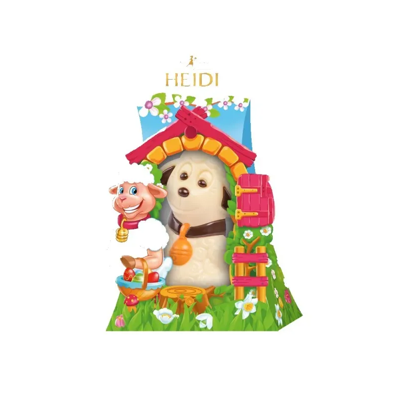 Figurina din ciocolata alba Heidi in forma de miel, 75g