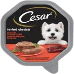 Hrana umeda completa, pentru caini adulti, cu vita si ficat suculente 150g
