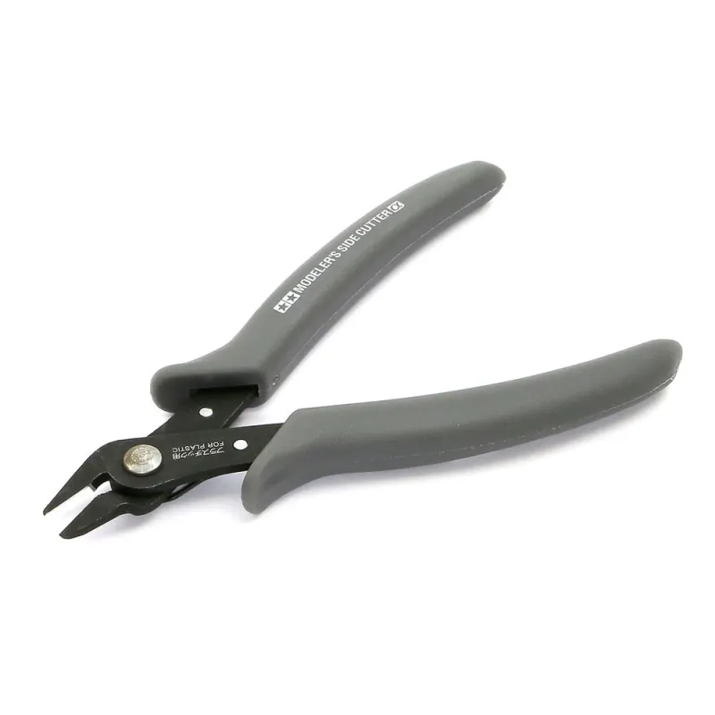 Unelte modelism Tamiya Cleste Side Cutter Alpha Gray pentru plastic TAM 74093