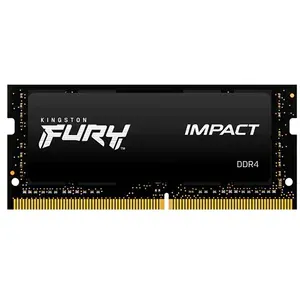 Memorie laptop KINGSTON Fury Impact Black, 8GB DDR4, 3200MHz, CL20, KF432S20IB/8